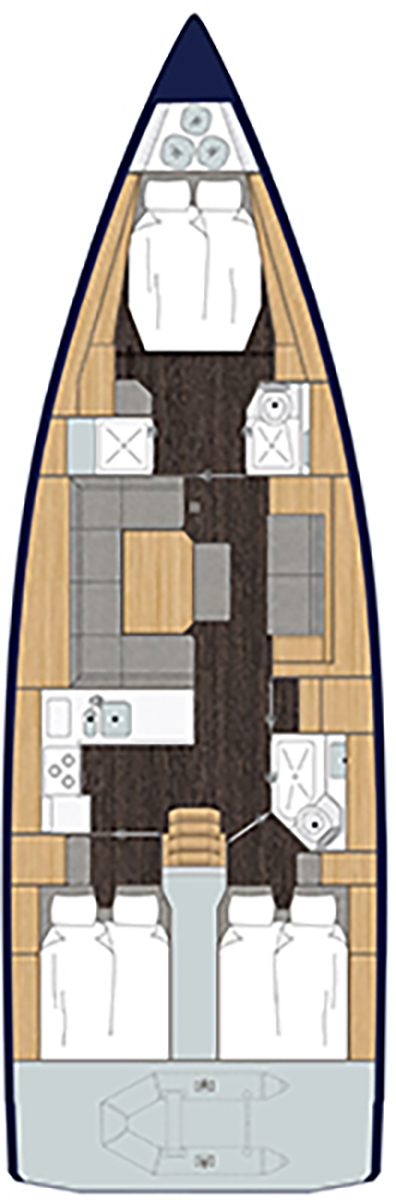 Bavaria C45 - 3 cab. — photo 2