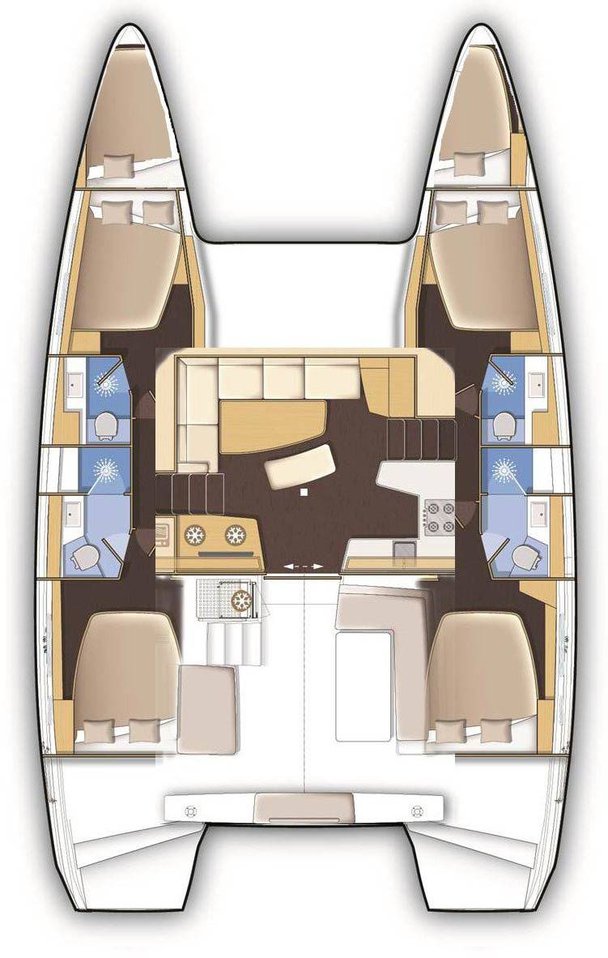 Lagoon 42 - 4 + 2 cab. — photo 2