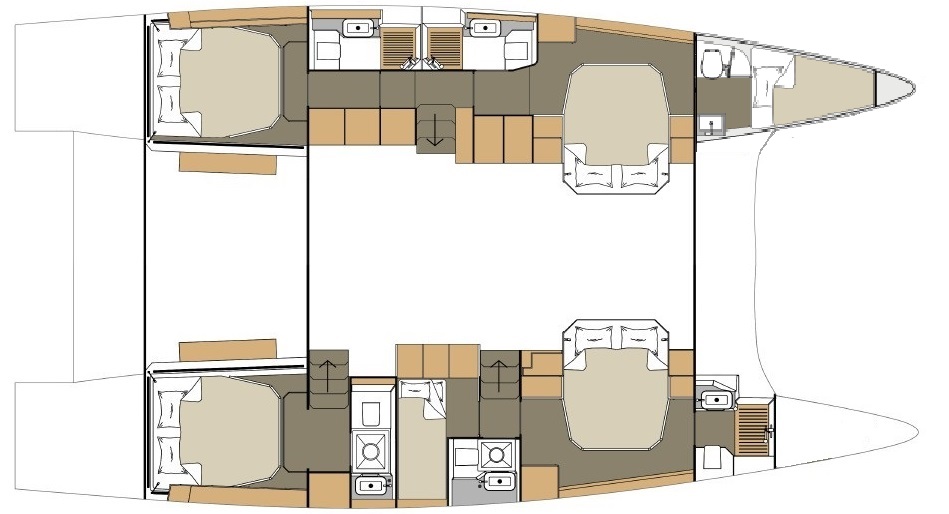 Dufour 48 Catamaran - 5 + 1 cab. — photo 2