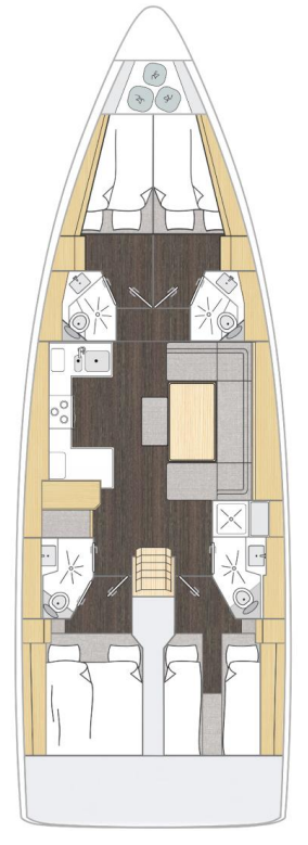 Bavaria C46 - 4 cab. — photo 2