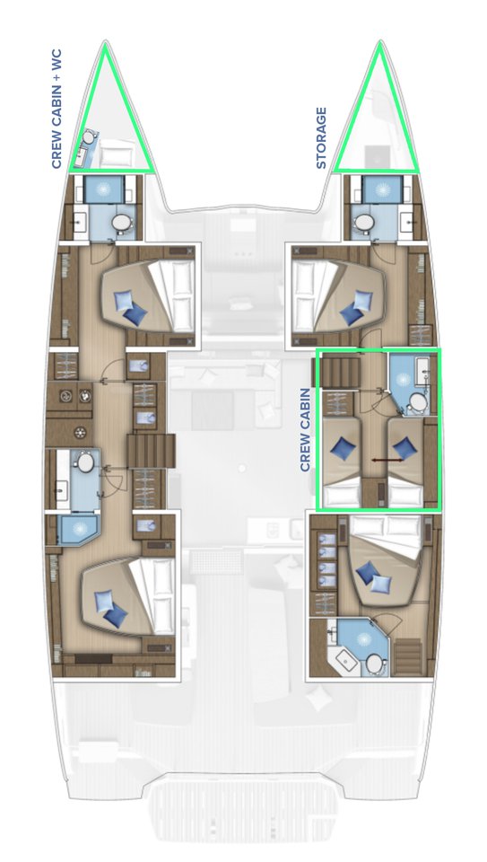 Lagoon 55 - 4 cab. — photo 2