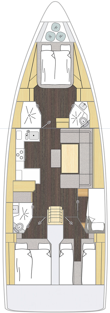 Bavaria C46 - 4 cab. — photo 2