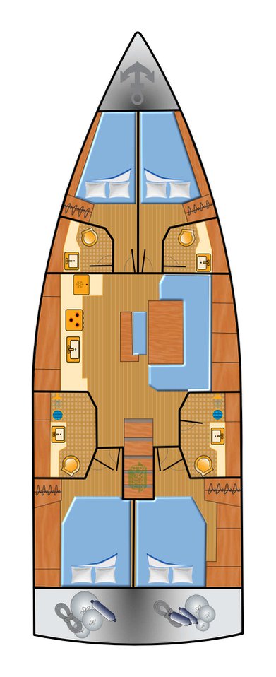Hanse 460 - 4 cab. — photo 2