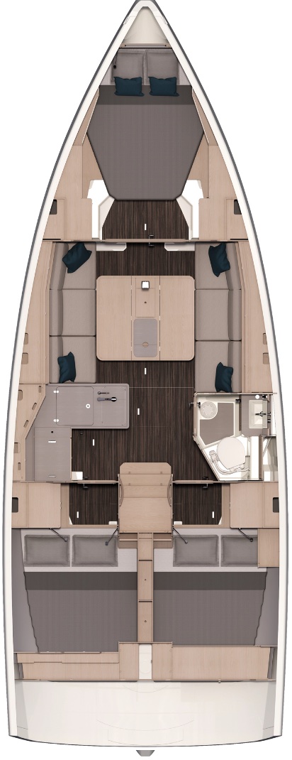 Dufour 37 - 3 cab. — photo 2