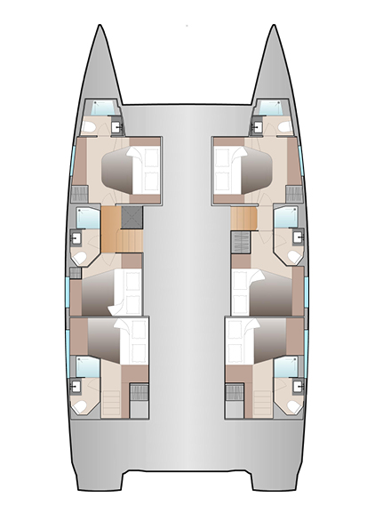 Fountaine Pajot Aura 51 - 6 + 1 cab — photo 2