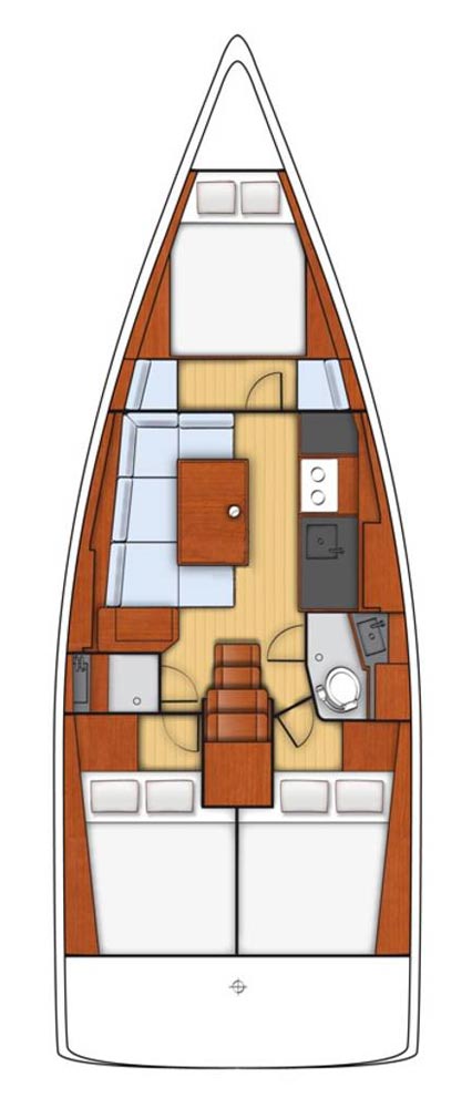 Oceanis 38 - 3 cab. — photo 2