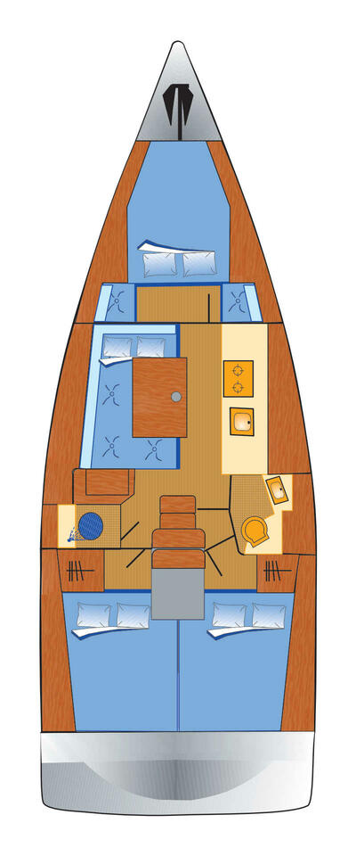 Oceanis 38 - 3 cab. — photo 6