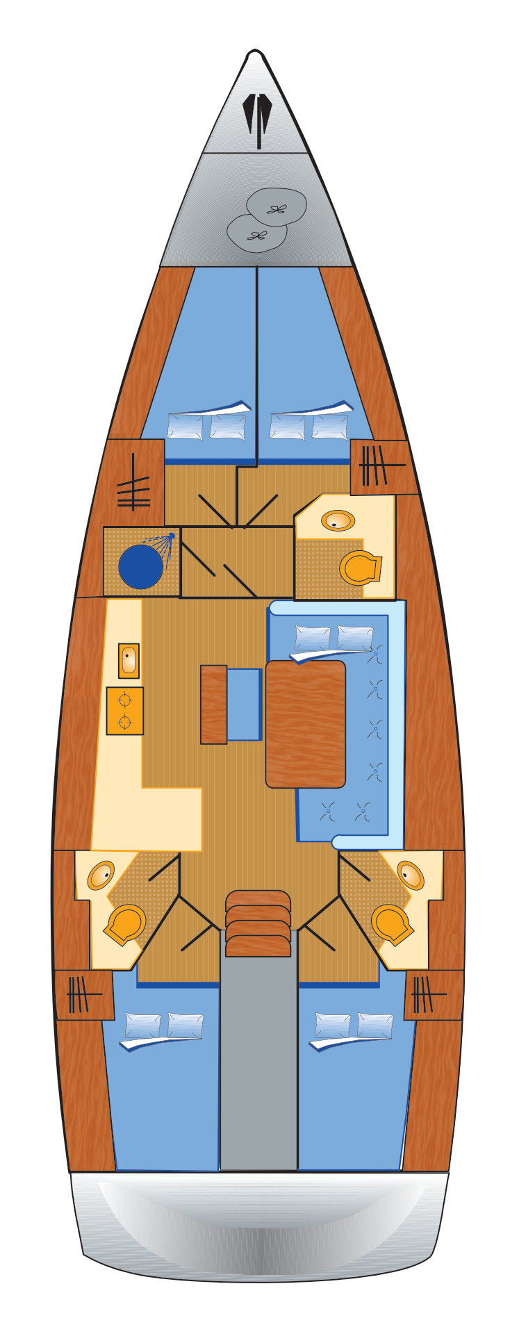 Bavaria Cruiser 46 - 4 cab. — photo 2