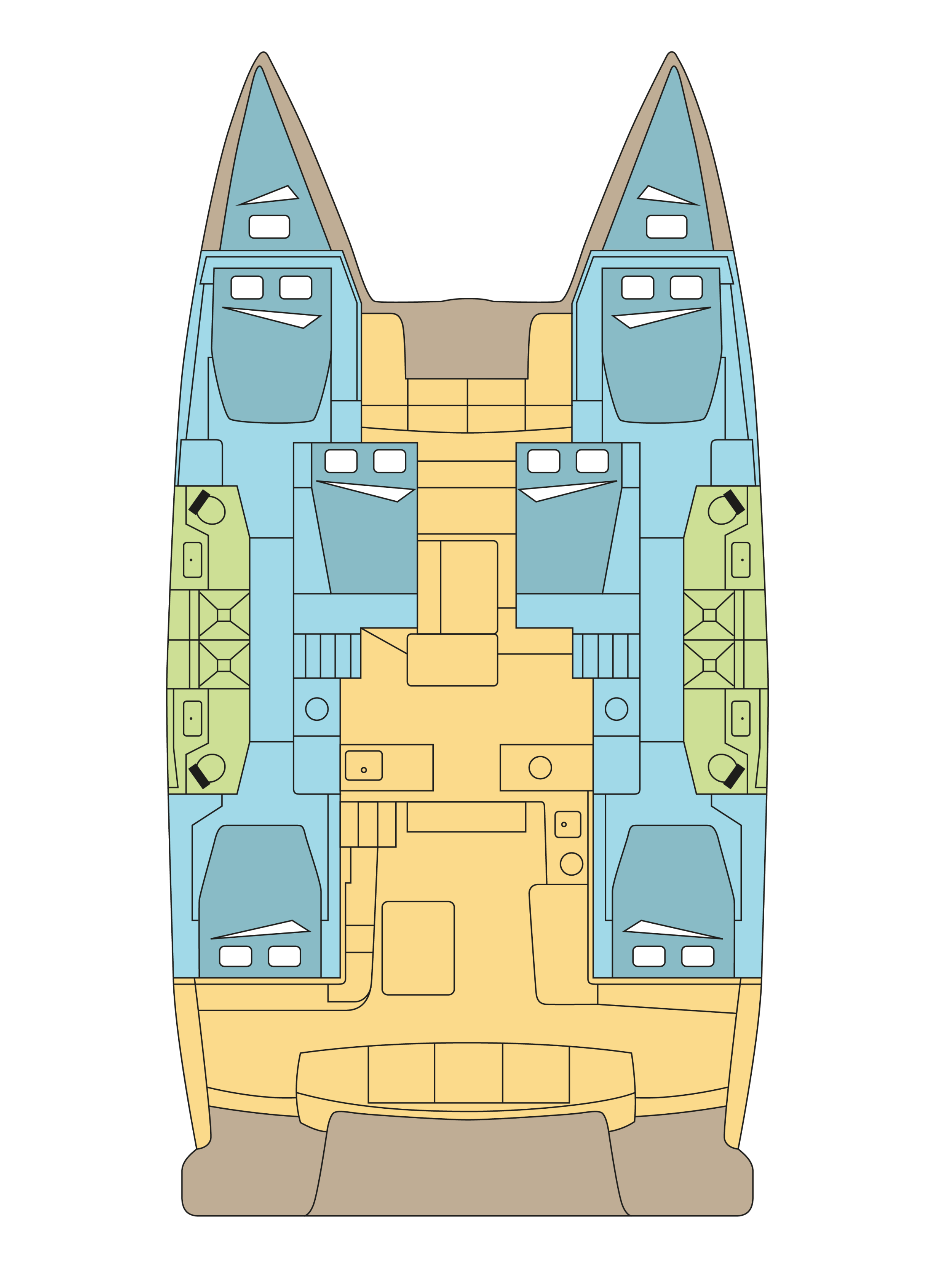 Lagoon 51 - 6 + 2 cab. — photo 10
