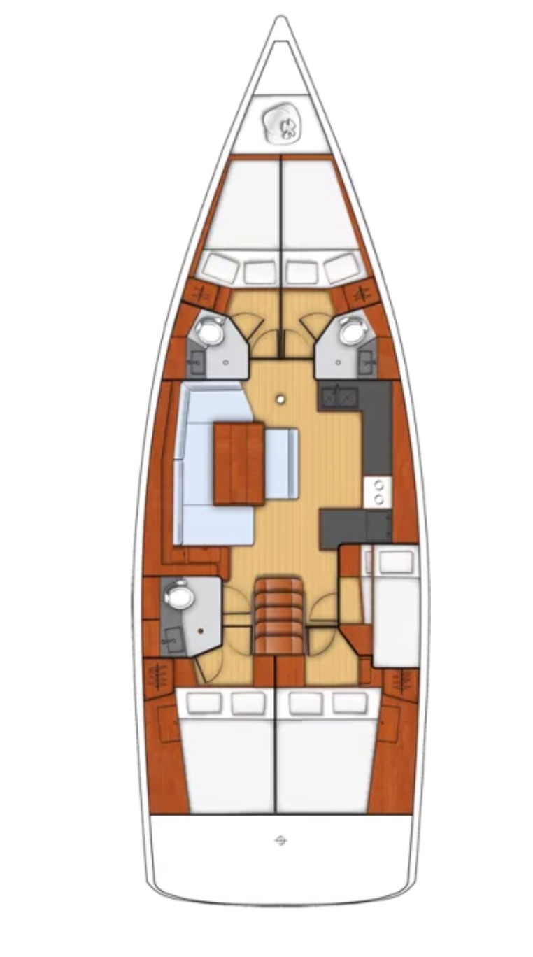 Oceanis 48 - 5 cab. — photo 2
