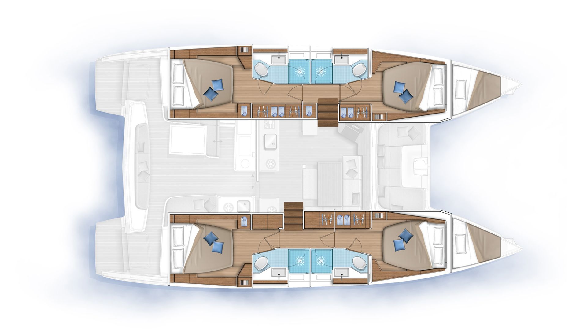 Lagoon 46 - 4 + 2 cab. — photo 15