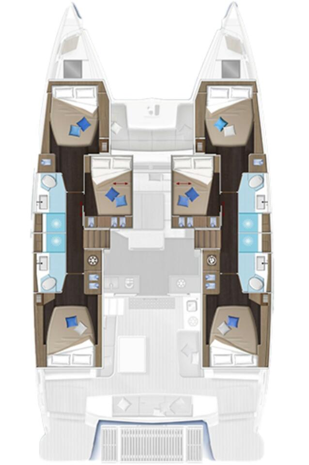 Lagoon 51 - 6 + 2 cab. — photo 3