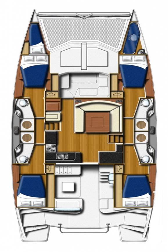 Leopard 48 - 4 + 1 cab. — photo 2