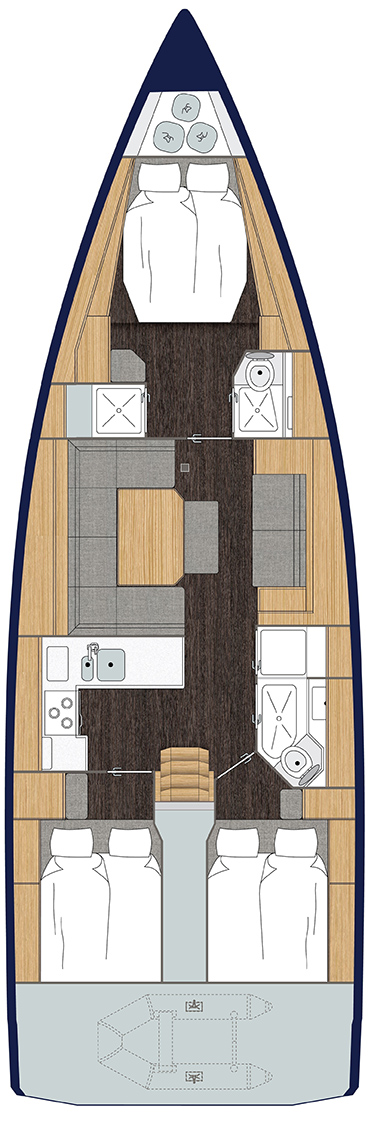 Bavaria C45 Style - 3 cab. — photo 23