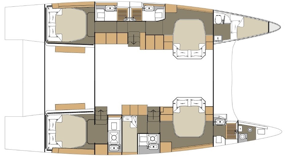 Dufour 48 Catamaran - 5 + 1 cab. — photo 2