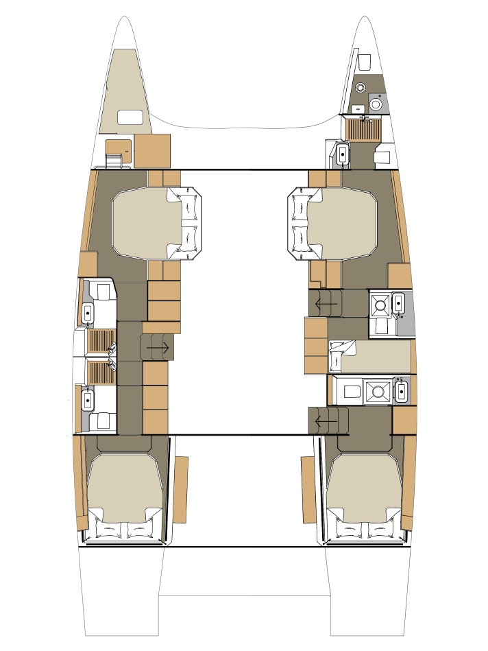 Dufour 48 Catamaran - 5 + 1 cab. — photo 2