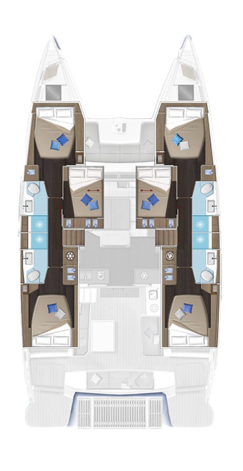Lagoon 51 - 6 cab. — photo 2