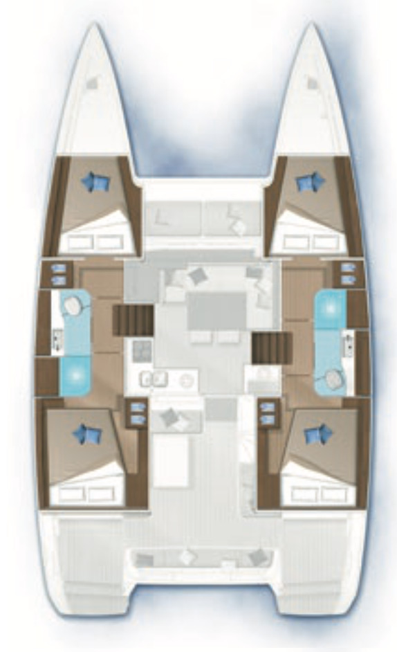 Lagoon 40 - 4 cab. — photo 2