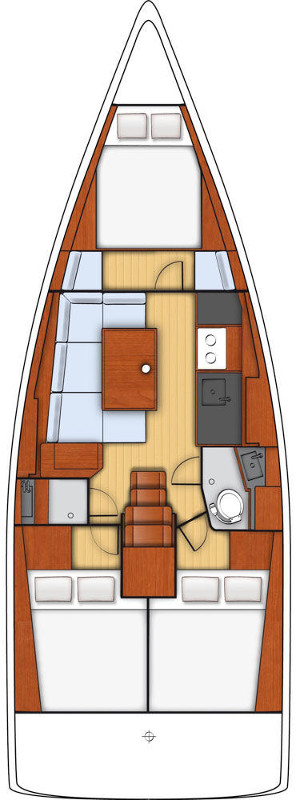 Oceanis 38 - 3 cab. — photo 2