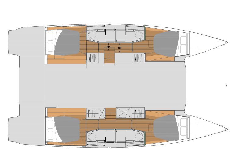 Fountaine Pajot Elba 45 - 4 cab. — photo 15