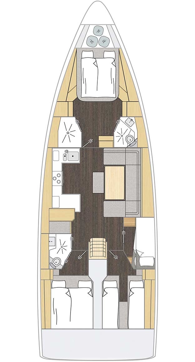 Bavaria C46 - 4 cab. — photo 2