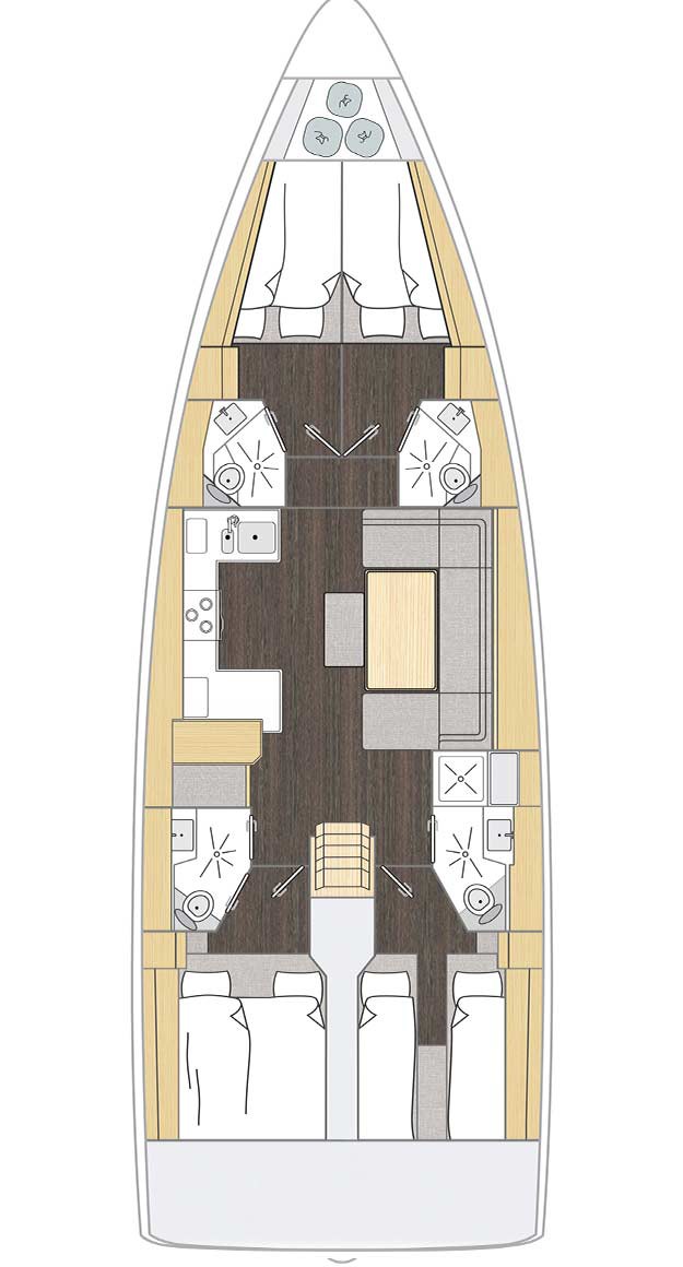 Bavaria C46 - 4 cab. — photo 2
