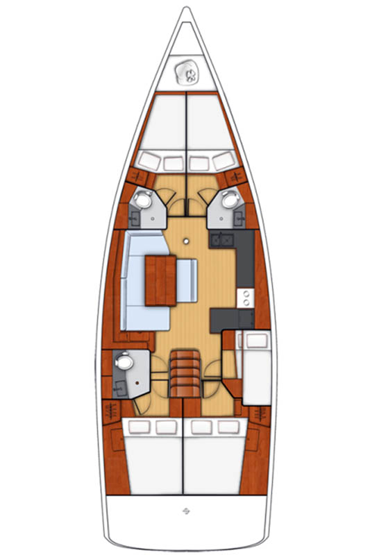 Oceanis 48 - 5 cab. — photo 2