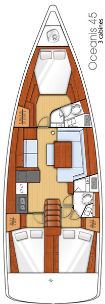 Oceanis 45 - 3 cab. — photo 2