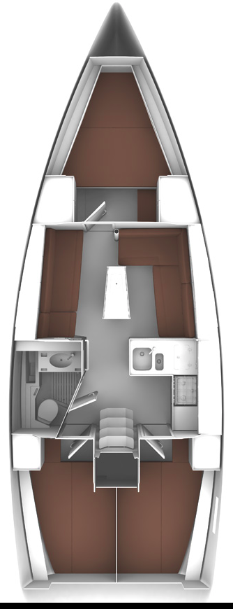 Bavaria Cruiser 37 - 3 cab. — photo 2