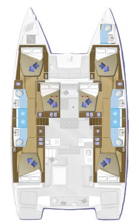 Lagoon 50 - 6 + 1 cab. — photo 2