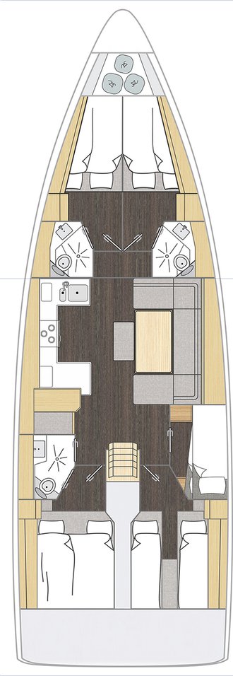 Bavaria C46 - 5 cab. — photo 2