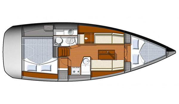 Sun Odyssey 33i - 2 cab. — photo 2