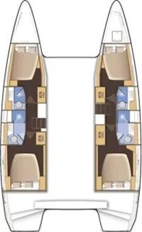 Lagoon 42 - 4 + 2 cab. — photo 2