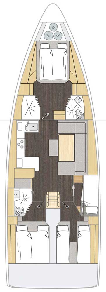 Bavaria C46 - 4 cab. — photo 2