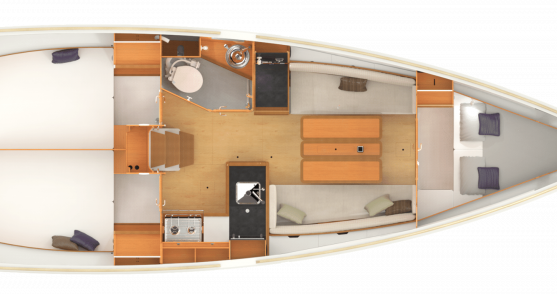 Sun Odyssey 349 - 3 cab. — photo 9