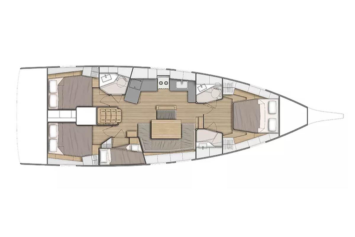 Oceanis 46.1 - 4 cab. — photo 2