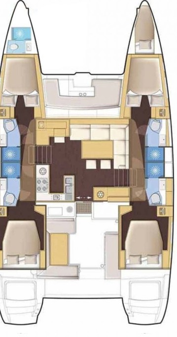 Lagoon 46 - 4 + 1 cab. — photo 2