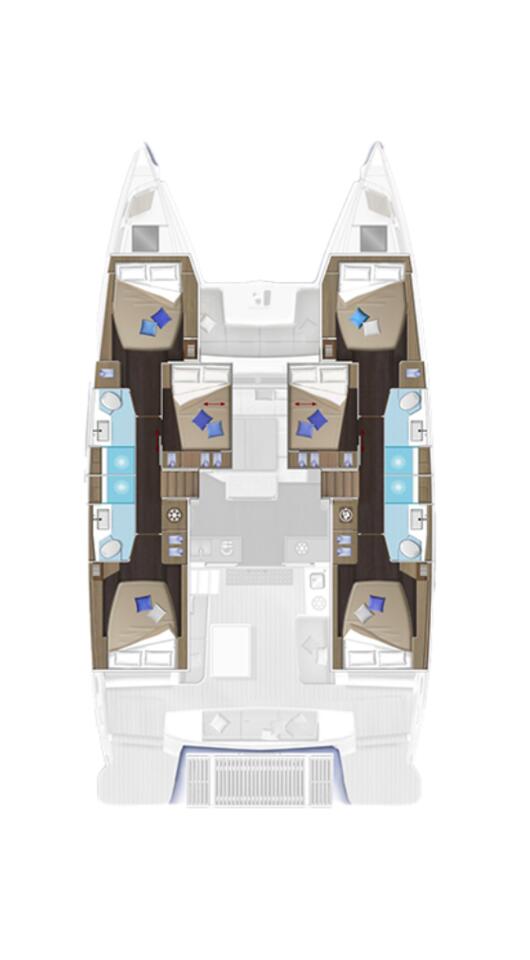 Lagoon 51 - 6 cab. — photo 2