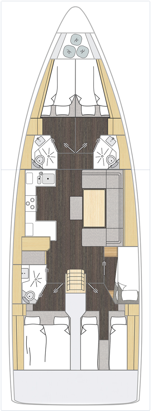 Bavaria C46 - 5 cab. — photo 2