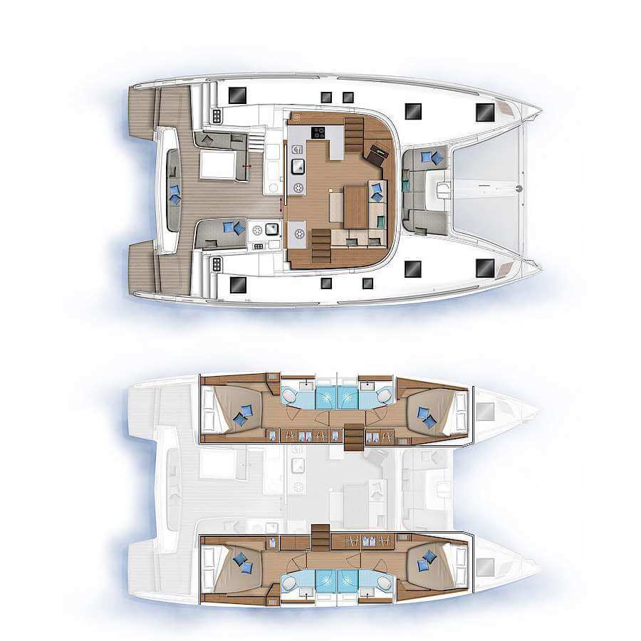 Lagoon 46 - 4 + 2 cab. — photo 2