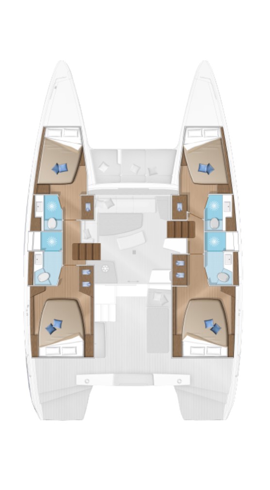 Lagoon 42 - 4 + 1 cab. — photo 2