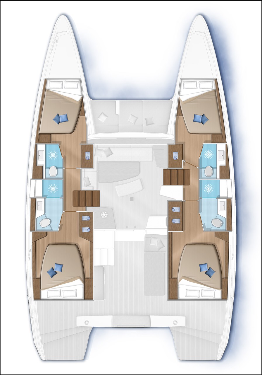 Lagoon 42 - 4 + 2 cab. — photo 2