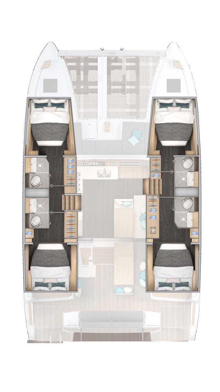 Lagoon 43 - 4 + 2 cab. — photo 20