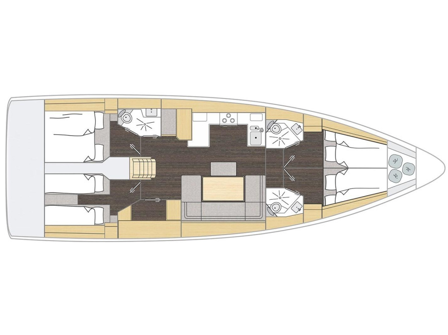 Bavaria C46 - 4 cab. — photo 2
