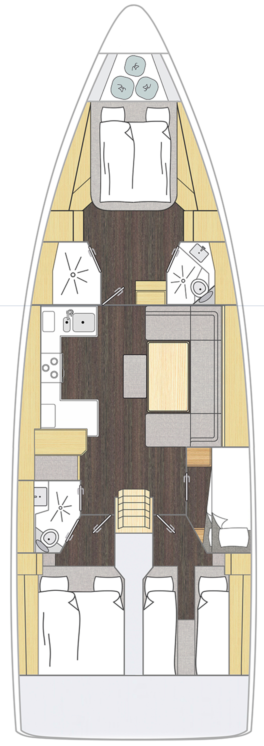 Bavaria C46 - 4 cab. — photo 2