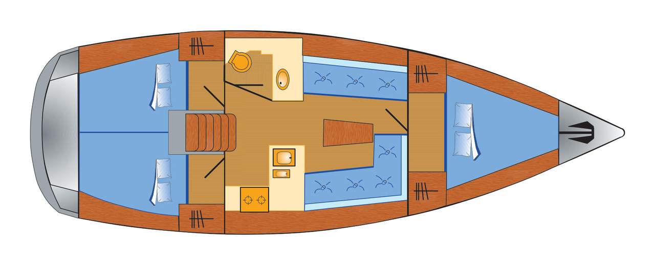 Bavaria Cruiser 37 - 3 cab. — photo 2