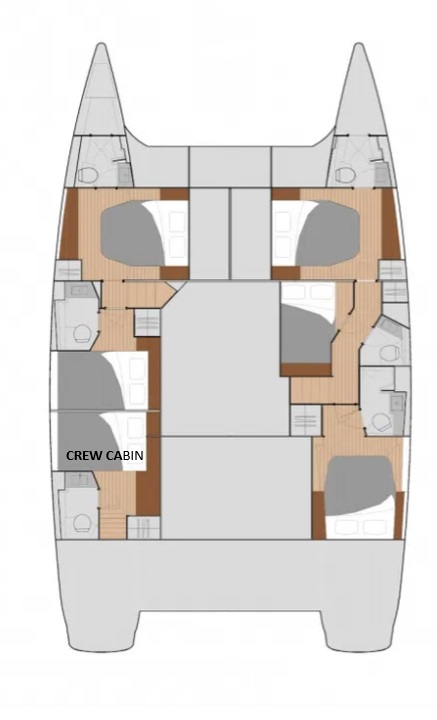 Fountaine Pajot Saba 50 Quintet - 5 + 1 cab. — photo 3