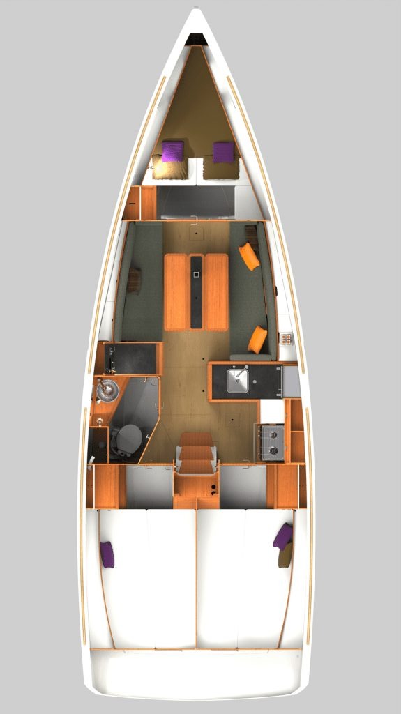 Sun Odyssey 349 - 3 cab. — photo 2