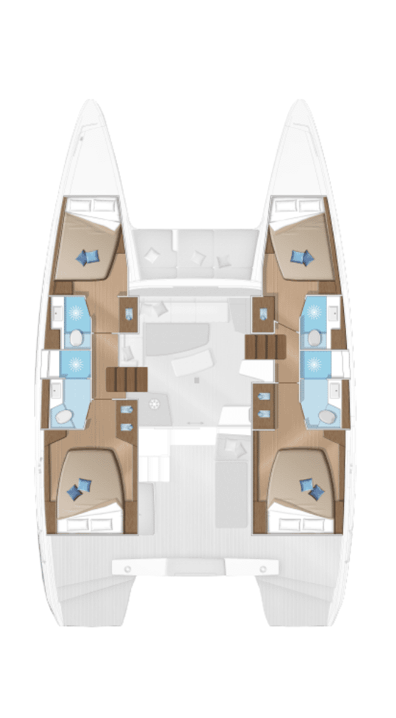 Lagoon 42 - 4 + 1 cab. — photo 2