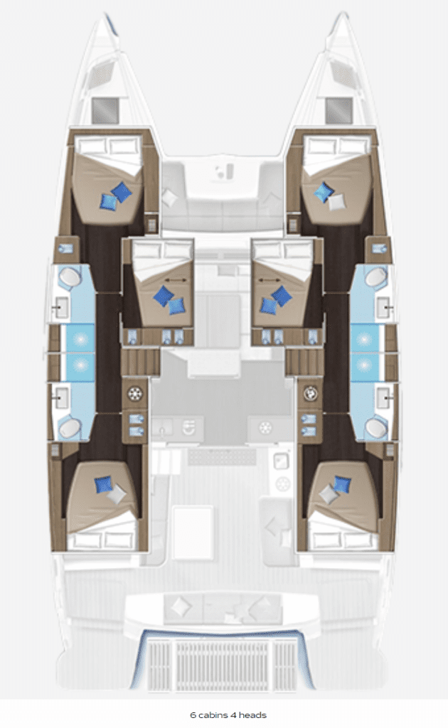 Lagoon 51 - 6 + 1 cab. — photo 2